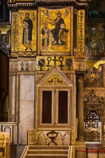 Byzantine gold ground mosaics