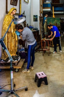 Art restorers