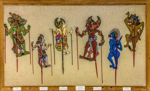 Shadow puppets from Indonesia