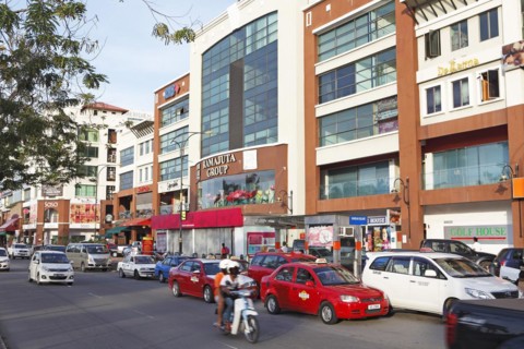 Commercial building on the main road