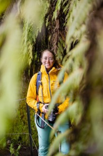 Hiker on a Levada