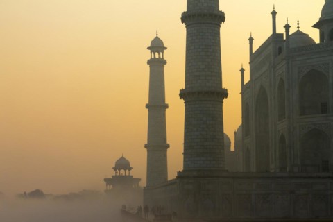 Taj Mahal at sunrise