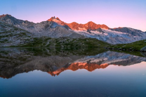 Sunrise at the upper Gerlossee