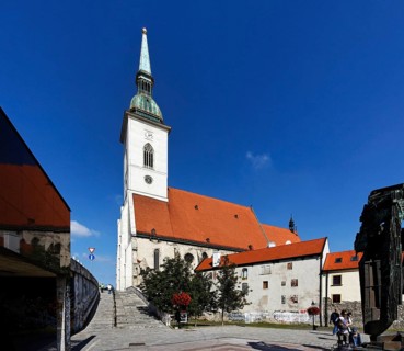 City view with St Martins Cathedral