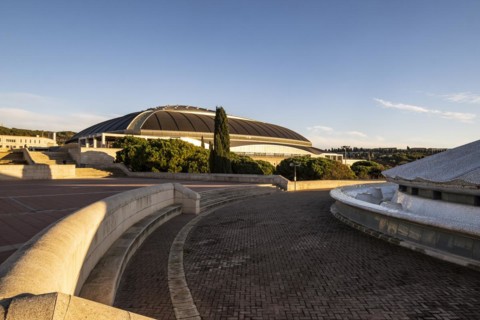 Palau Sant Jordi on Montjuic in Barcelona