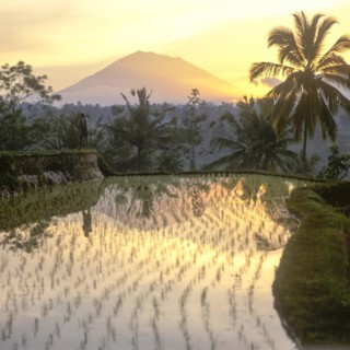 Sunrise at the Mount Agung