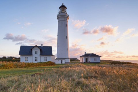 Evening atmosphere at Hirtshals lighthouse