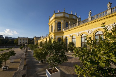 The Orangery in the Baroque Park Karlsaue