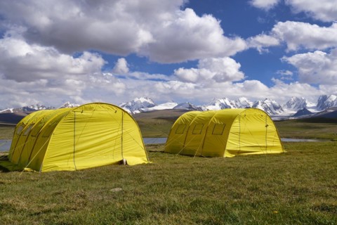 Tent camp on Dream lake