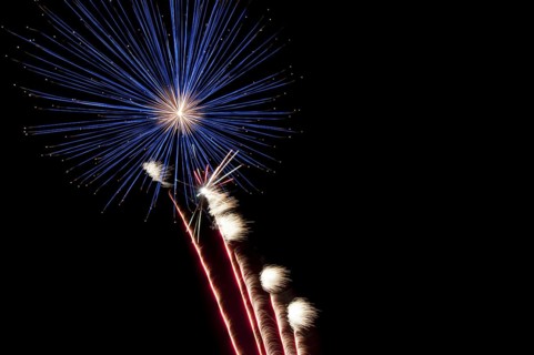 Fireworks during Trinity Days