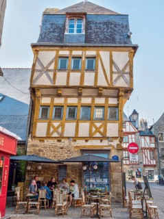 Half-timbered house on the Pl. Saint-Pierre square in the old town