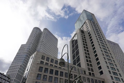 Left the Motel One Berlin-Upper West Hotel