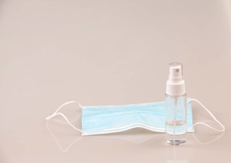 Disinfectant and disposable mask