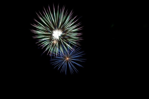 Fireworks during Trinity Days