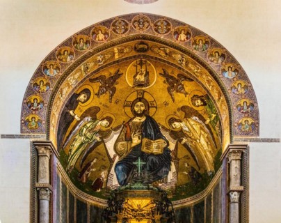 Altar room with Christ Pnatokrator