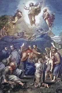 The Transfiguration of Jesus is an event reported in the New Testament in which Jesus is transfigured on a mountain and shines in glory