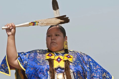 Female traditional dancer