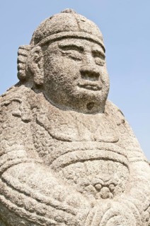 Statue at tomb of King Sejong the Great