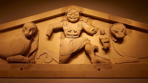Temple relief