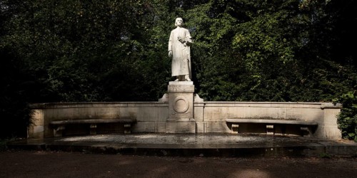 Monument to Franz Liszt in the Park on the Ilm