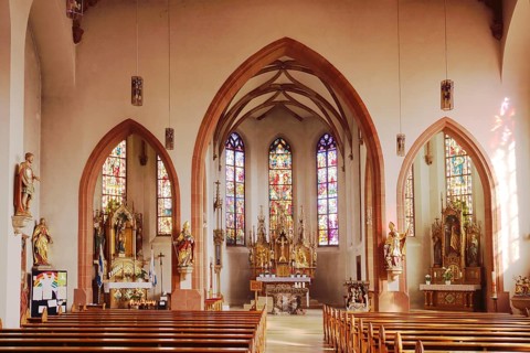 Interior view of St. Martin Church