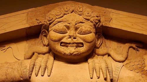 Temple relief