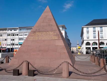 Karlsruhe pyramid on the market square