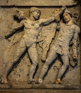 Hercules fighting with the Amazons