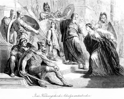 Joah's coronation interrupted by Athaliah
