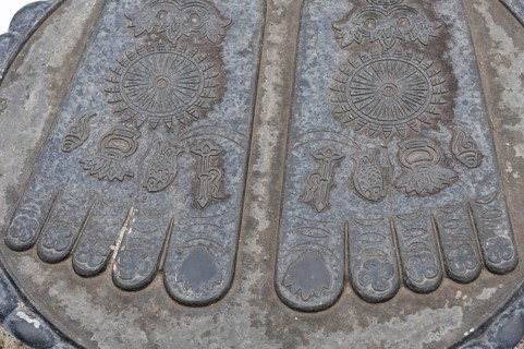 The feet of Buddha