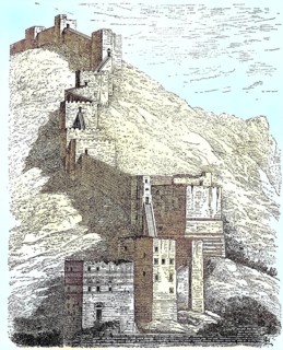 The west side of the fortress wall of Antioch