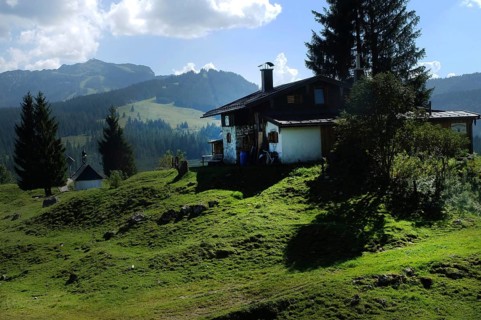 The Winkelmoselalm near Reit im Winkel.DAV Hut Munich for self-catering