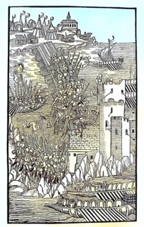 Scene from the Siege of Rhodes