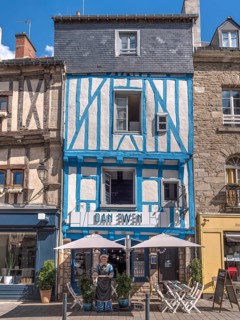 Half-timbered house on the Pl. du General de Gaulle square in the old town