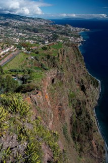 Cliff seen from the glass-bottom skywalk