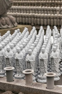 Jizo Bodhisattva statues