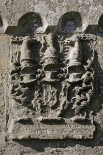 Stone coat of arms