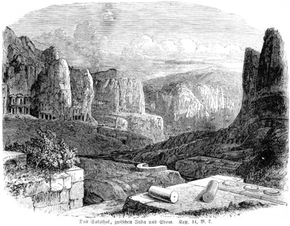 The Salt Valley between Judah and Edom