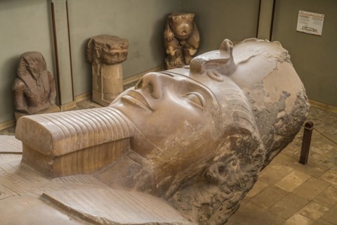 Reclining Colossal Statue of Ramses II