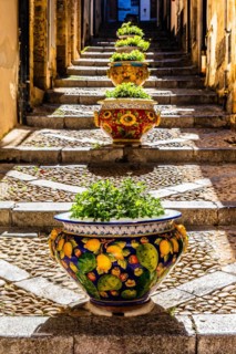Cefalu with picturesque old town