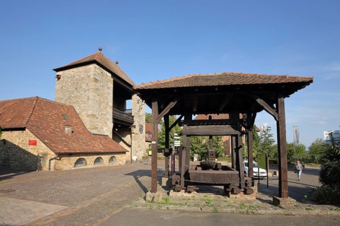 Wine press and German Wine Gate
