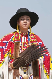 Female traditional dancer
