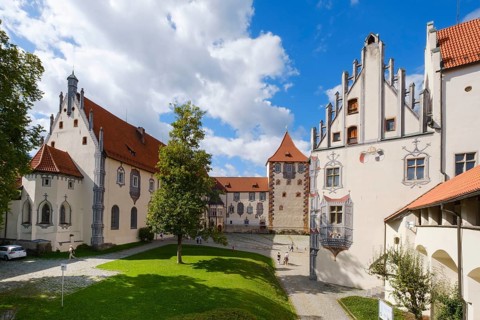 Inner courtyard Hohes Schloss