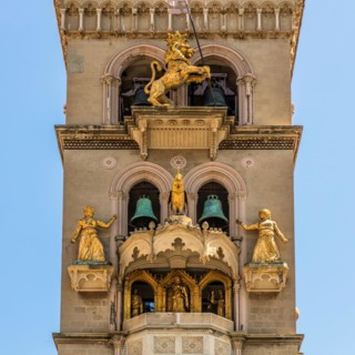 Messina Cathedral with the largest mechanical clock in the world