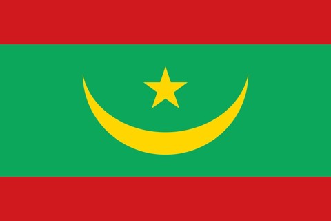 National flag of Mauritania