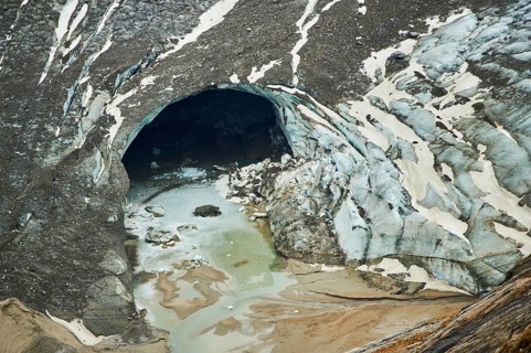 Close-up of Pasterze Hochalpengletscher