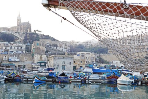 Mgarr fishing harbour