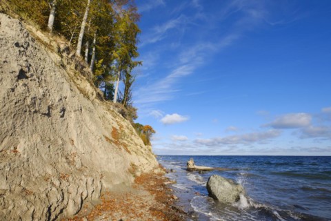 Brodtener Steilufer on the Baltic Sea