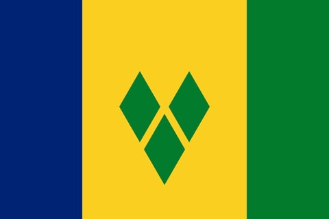 National Flag of Saint Vincent and Grenadines