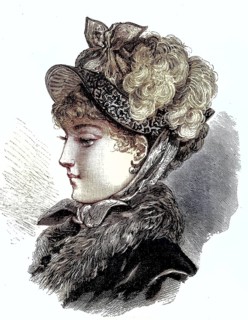 Fashion picture from the year 1880